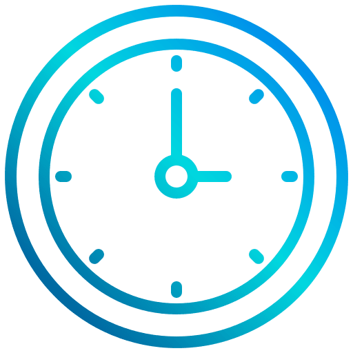 Clock time clock organization icon