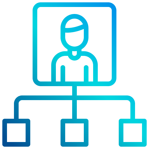 Flowchart hierarchy flowchart organisation icon
