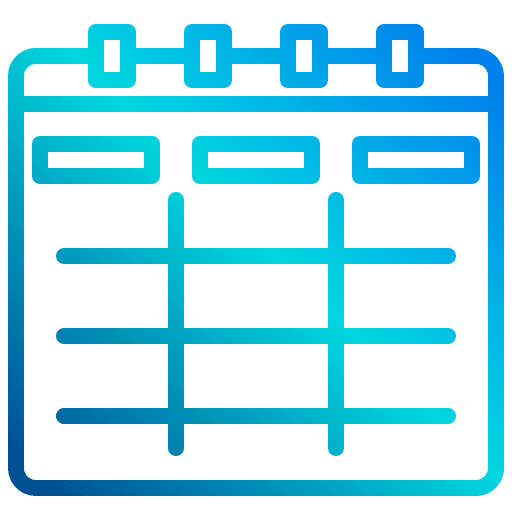 Schedule project management organization business icon