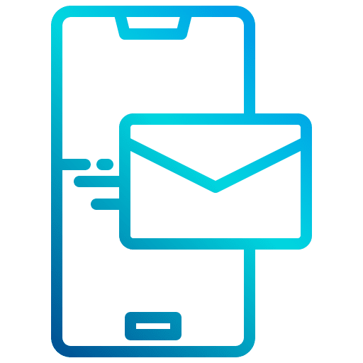Send mail smartphone email cellphone icon