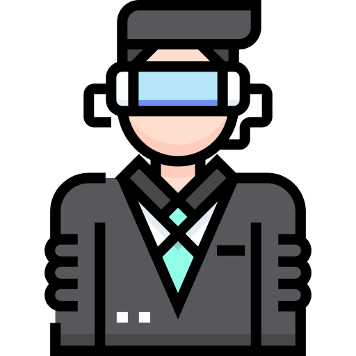 Corporate character cyberpunk humanpictos icon