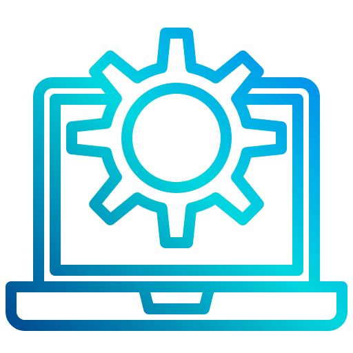 Development configuration monitor testing icon
