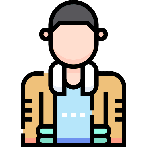 Man user science fiction technology icon