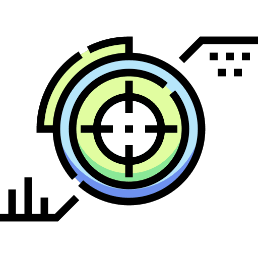 Target weapon miscellaneous cyberpunk icon
