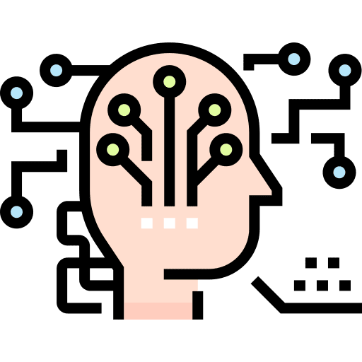 Chip electronics technology automation icon