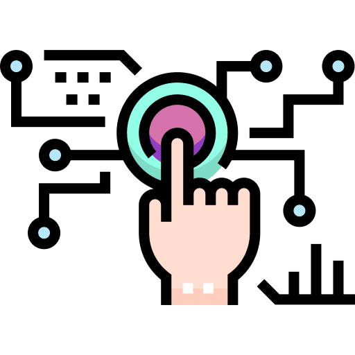 Finger print fingerprint scan hand internet icon