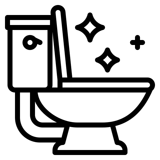 Sanitary furniture and household cleaning hygiene icon