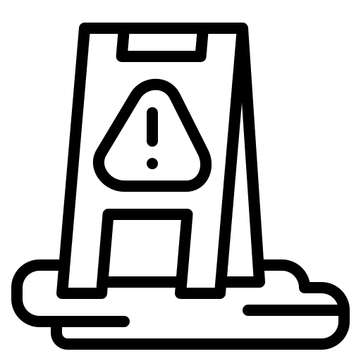 Wet floor cleaning wet sign icon Wet floor cleaning wet sign icon