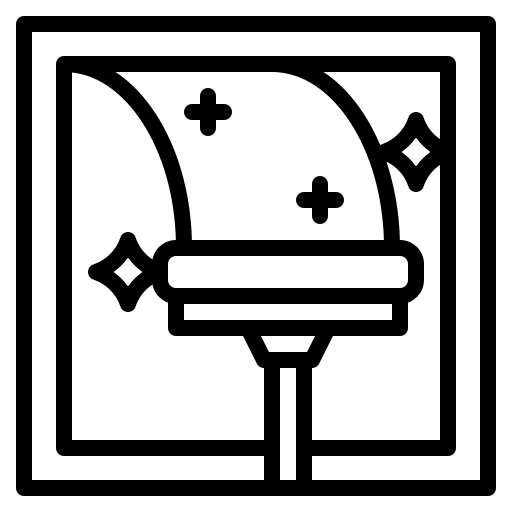 Window cleaning window cleaner furniture and household protection icon