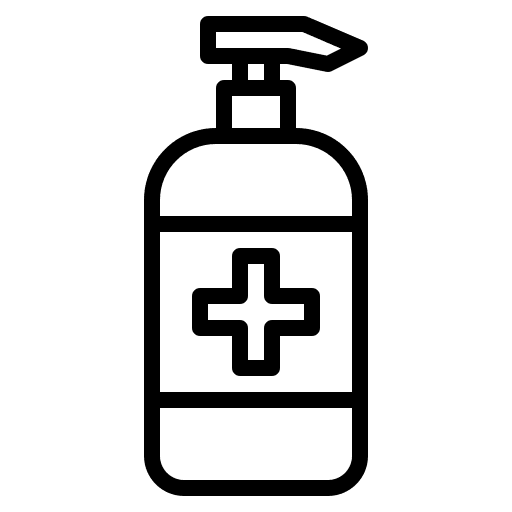 Antiseptic healthcare and medical health protection icon Antiseptic healthcare and medical health protection icon