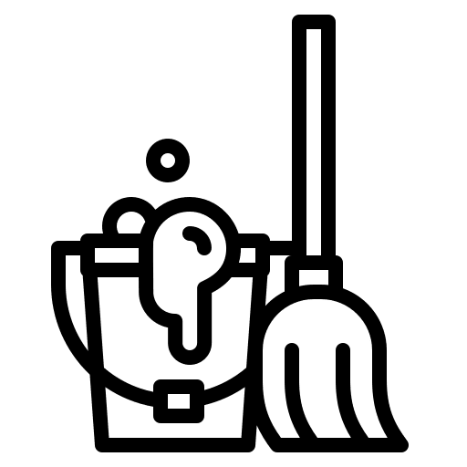 Cleaning mop furniture and household healthy health icon Cleaning mop furniture and household healthy health icon