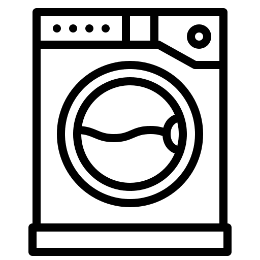 Washing machine clothes protection electronics icon Washing machine clothes protection electronics icon