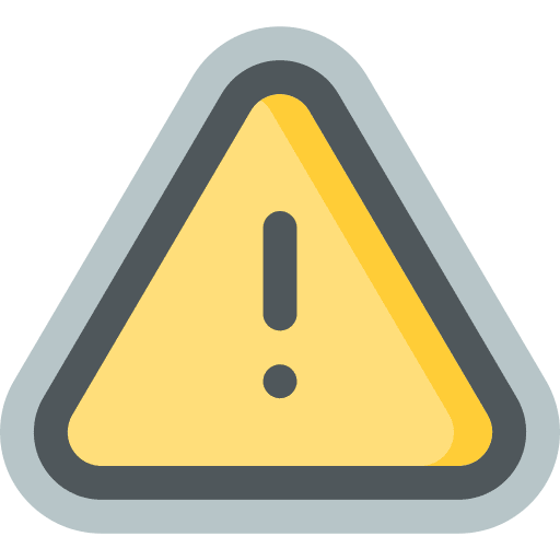 Caution signal exclamation mark caution icon