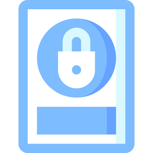 Keep locked signaling security protection icon Keep locked signaling security protection icon
