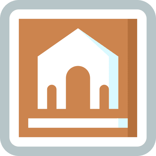 Monument culture signal traffic sign icon Monument culture signal traffic sign icon