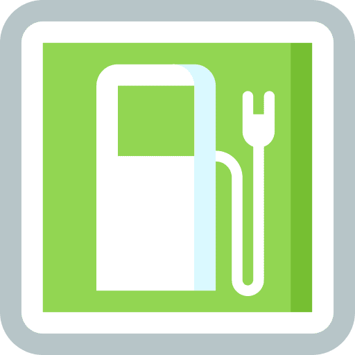 Charging station vehicle signaling charging station icon Charging station vehicle signaling charging station icon