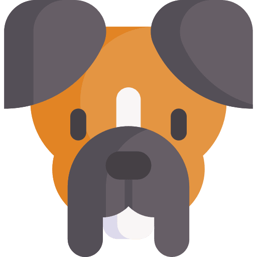 Boxer animal kingdom zoology animals icon Boxer animal kingdom zoology animals icon