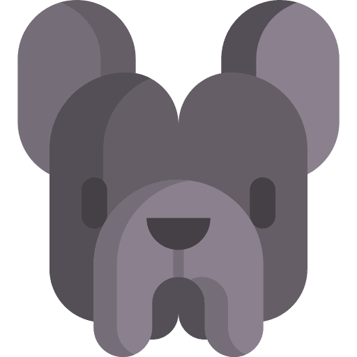 French bulldog pet breed animals icon French bulldog pet breed animals icon