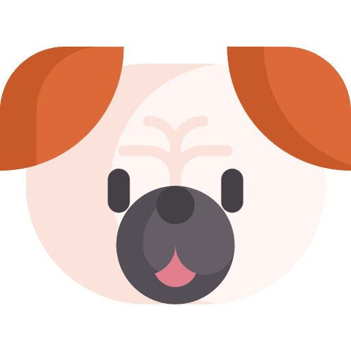 Pug animal kingdom dog pug icon