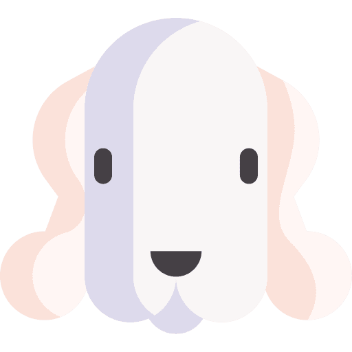 Bedlington terrier dog animals breed icon Bedlington terrier dog animals breed icon
