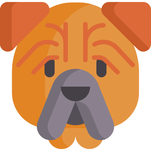 Shar pei zoology breed animals icon Shar pei zoology breed animals icon