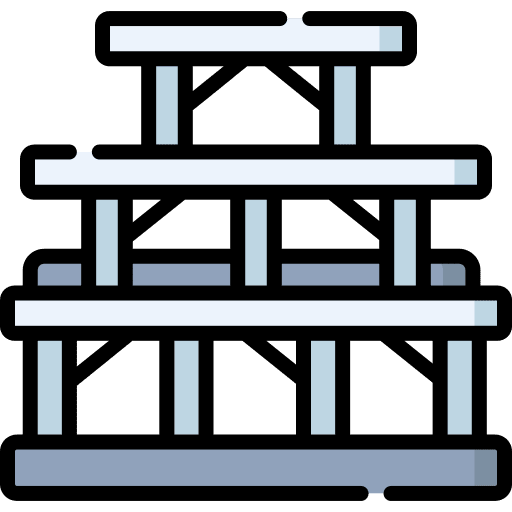 Structure construction architecture and city work icon