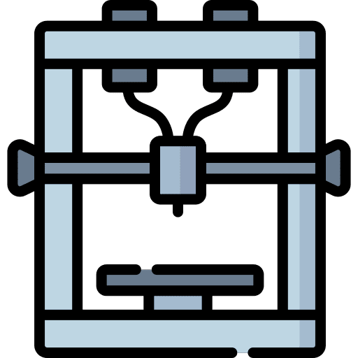 3d printer industry printer machine icon