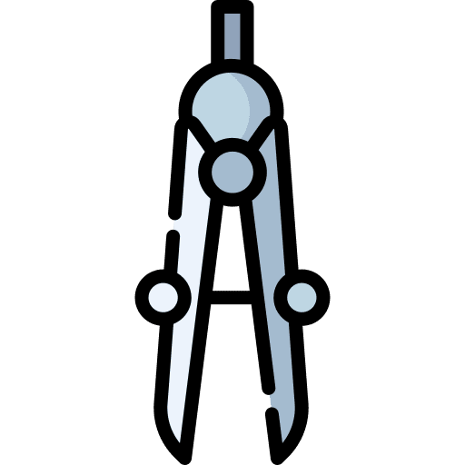 Compass measurement measure calibrate icon