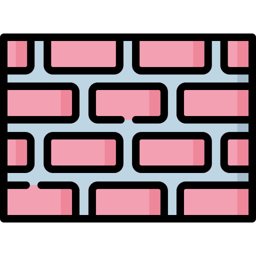 Wall building construction buildings icon