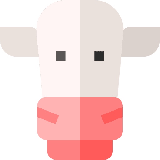 Cow wild life avatar animals icon Cow wild life avatar animals icon