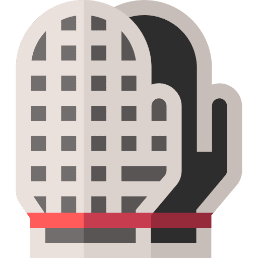 Gloves protection butcher security icon Gloves protection butcher security icon