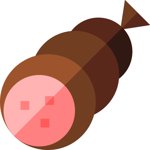 Sausage food and restaurant meat sausage icon Sausage food and restaurant meat sausage icon