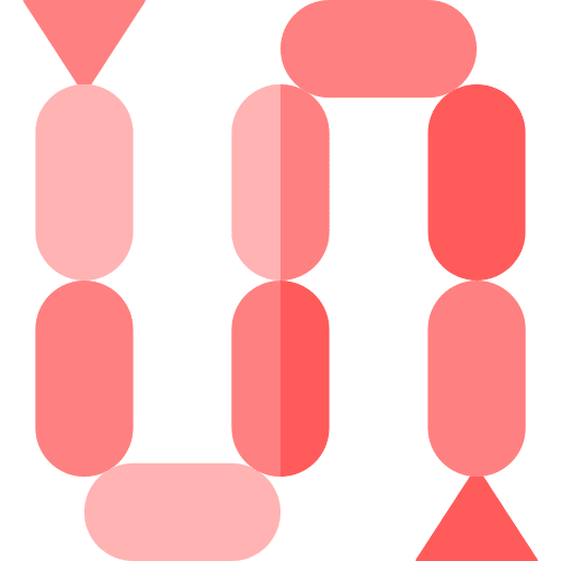 Sausages pork food and restaurant butcher icon Sausages pork food and restaurant butcher icon