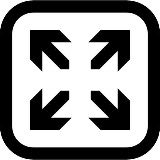 Expand button arrows full screen browser icon