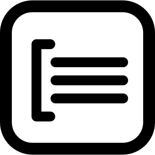 Interline button writer write square icon Interline button writer write square icon