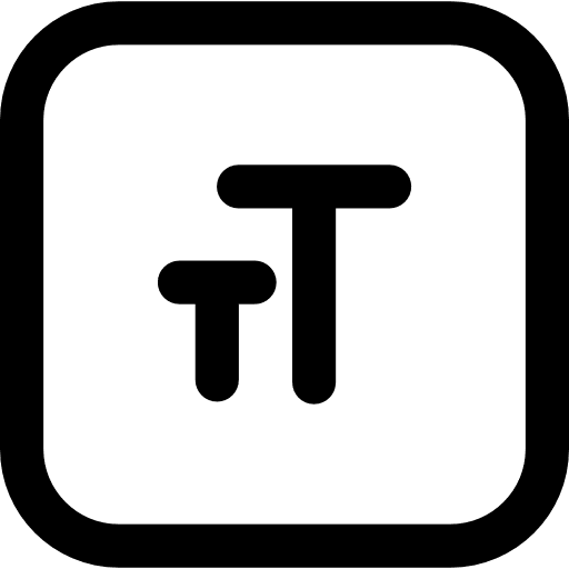 Text size button shapes writing writer icon Text size button shapes writing writer icon