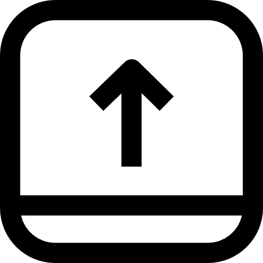 Upload button direction directional arrows icon Upload button direction directional arrows icon