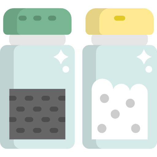 Salt and pepper salt and pepper spicy food icon