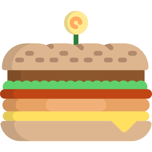 Sandwich food fast food sandwich icon