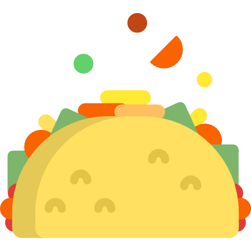 Taco food and restaurant foods tacos icon