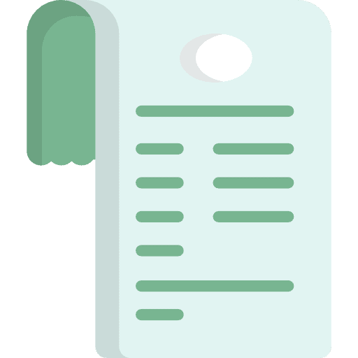 Bill payment bill receipt icon