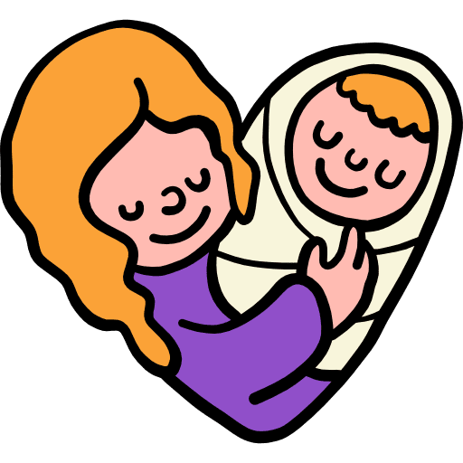 Motherhood people family baby icon Motherhood people family baby icon