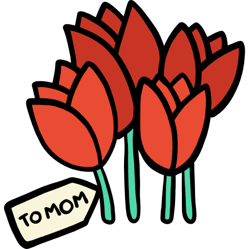 Tulips garden tulip flower icon Tulips garden tulip flower icon