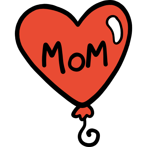 Balloon birthday and party balloon celebration icon Balloon birthday and party balloon celebration icon