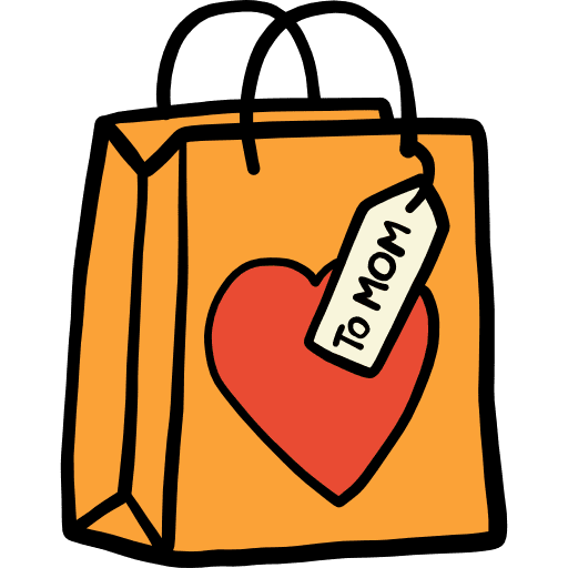 Gift bag bag fashion birthday and party icon Gift bag bag fashion birthday and party icon