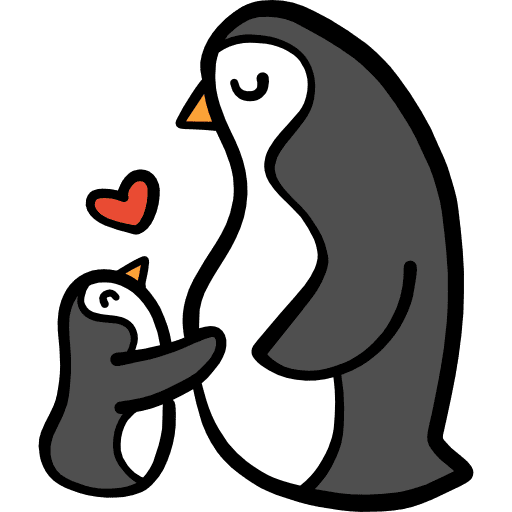 Penguin penguin mother animal kingdom icon Penguin penguin mother animal kingdom icon