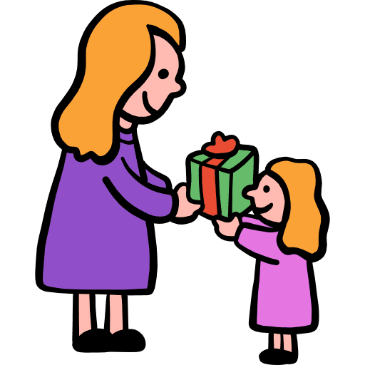 Mother kid daughter child icon Mother kid daughter child icon