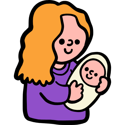 Motherhood motherhood kid and baby woman icon Motherhood motherhood kid and baby woman icon