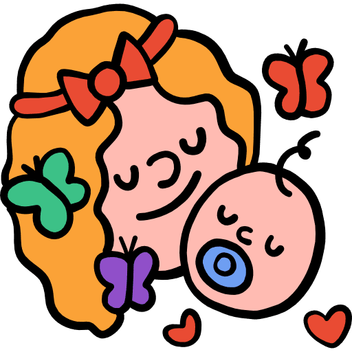 Motherhood woman family mother icon Motherhood woman family mother icon