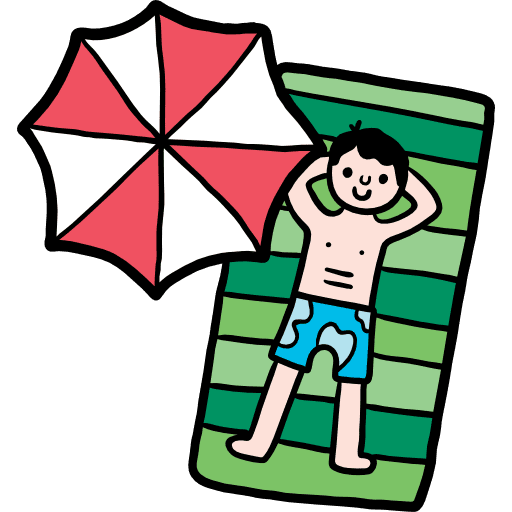 Sunbathing sunlight sun vacations icon Sunbathing sunlight sun vacations icon